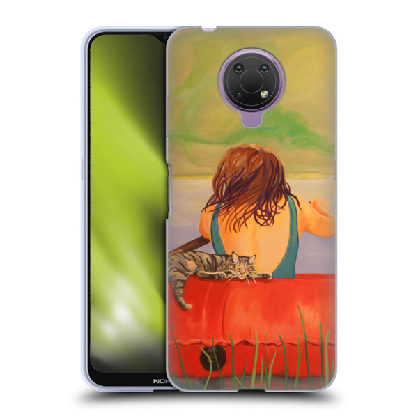 Jody Wright Life Around Us The Woman And Cat Nap Soft Gel Case for Nokia G10
