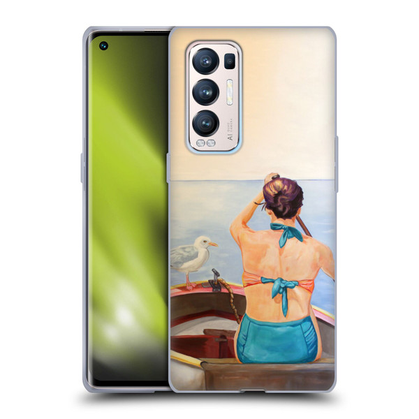 Jody Wright Life Around Us The Woman And Seagul Soft Gel Case for OPPO Find X3 Neo / Reno5 Pro+ 5G