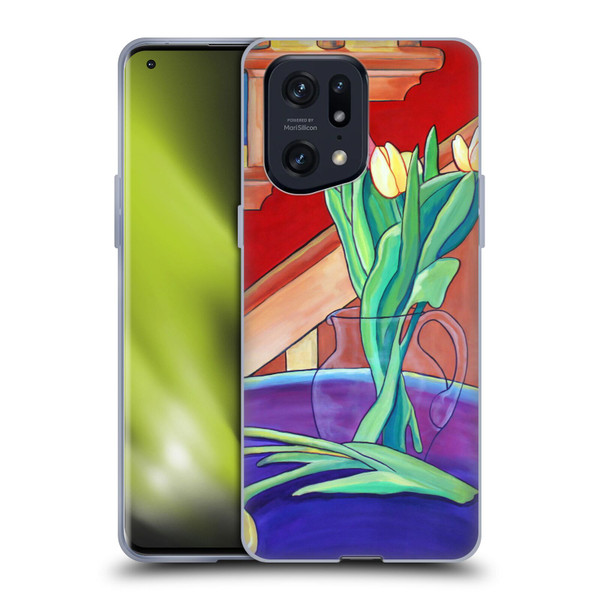 Jody Wright Life Around Us Spring Tulips Soft Gel Case for OPPO Find X5 Pro