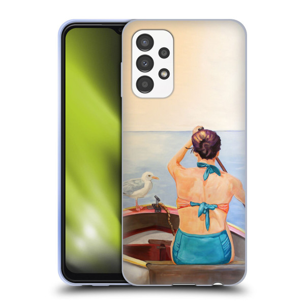 Jody Wright Life Around Us The Woman And Seagul Soft Gel Case for Samsung Galaxy A13 (2022)