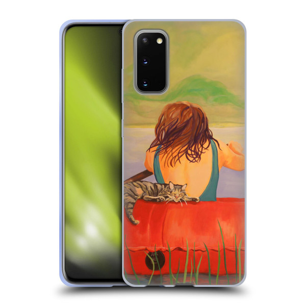 Jody Wright Life Around Us The Woman And Cat Nap Soft Gel Case for Samsung Galaxy S20 / S20 5G
