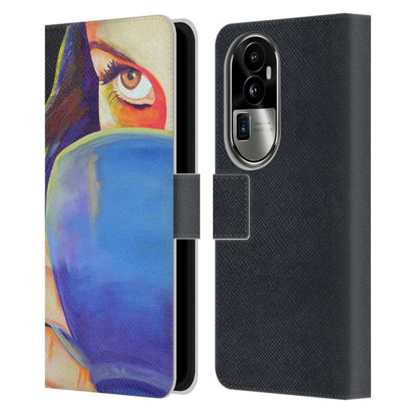 Jody Wright Life Around Us Some Caffeine Required Leather Book Wallet Case Cover For OPPO Reno10 Pro+