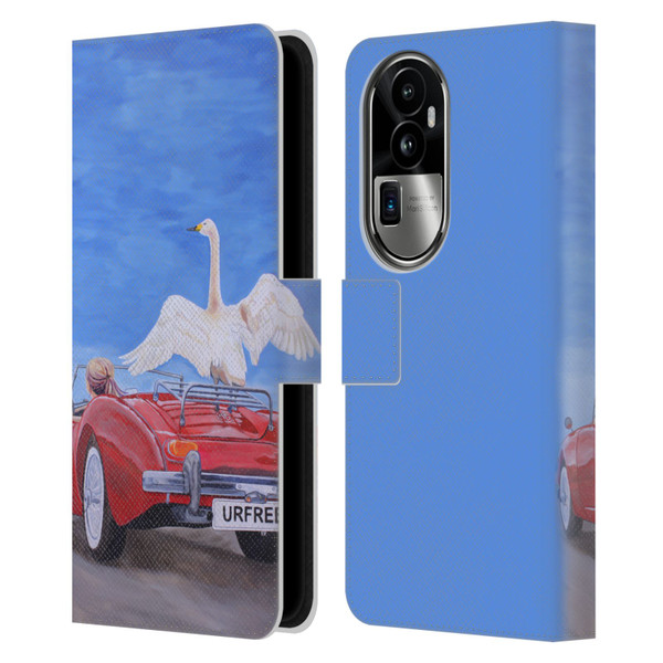 Jody Wright Life Around Us You Are Free Leather Book Wallet Case Cover For OPPO Reno10 Pro+