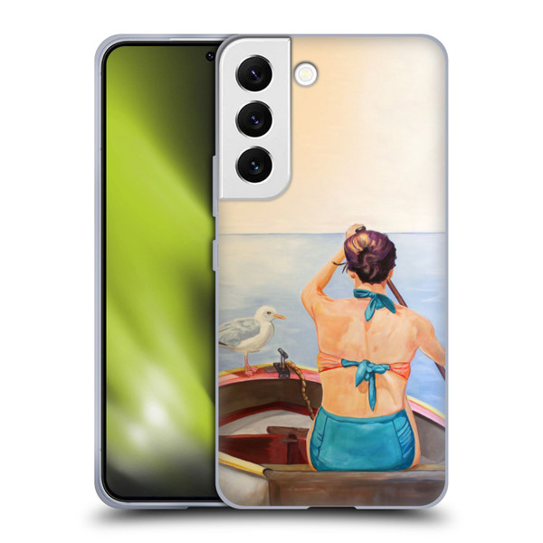 Jody Wright Life Around Us The Woman And Seagul Soft Gel Case for Samsung Galaxy S22 5G