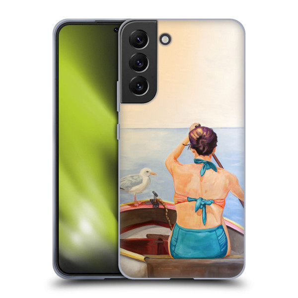Jody Wright Life Around Us The Woman And Seagul Soft Gel Case for Samsung Galaxy S22+ 5G