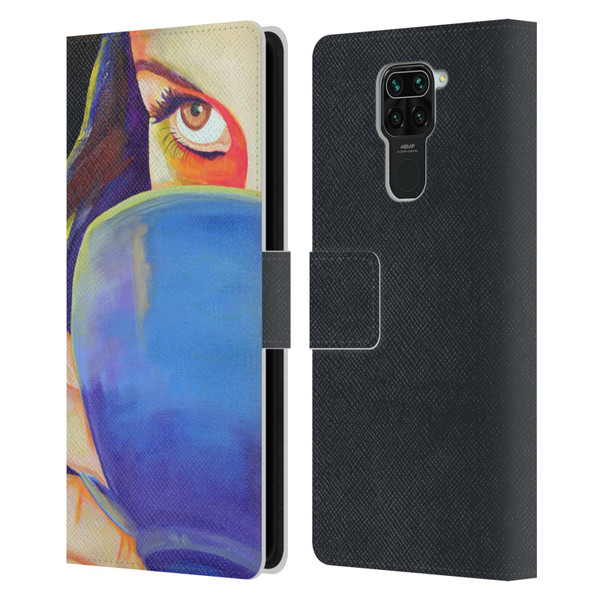 Jody Wright Life Around Us Some Caffeine Required Leather Book Wallet Case Cover For Xiaomi Redmi Note 9 / Redmi 10X 4G