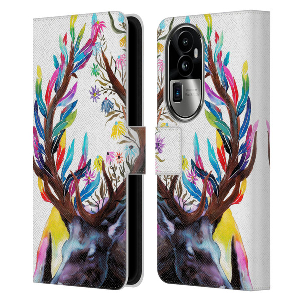 Pixie Cold Animals Memories Leather Book Wallet Case Cover For OPPO Reno10 Pro+