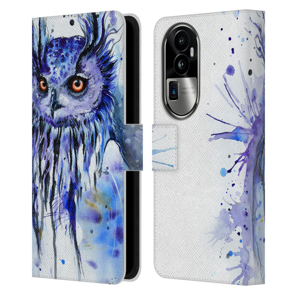 Pixie Cold Animals Secrets Leather Book Wallet Case Cover For OPPO Reno10 Pro+