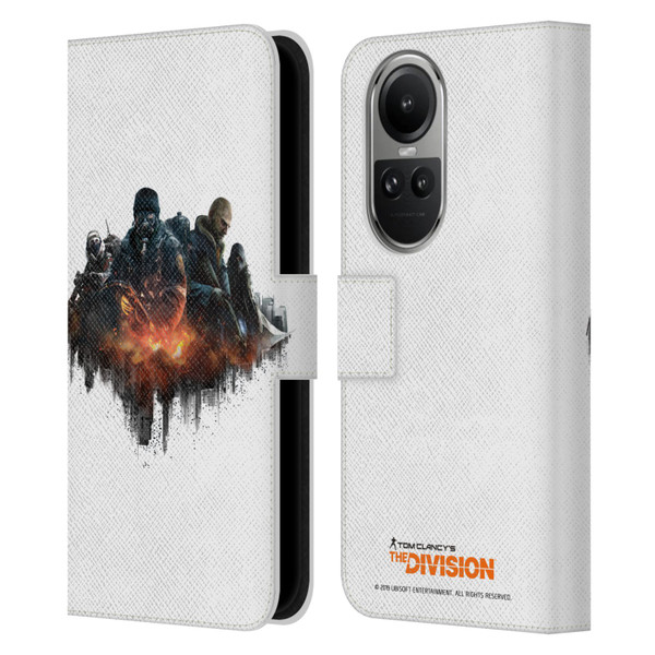 Tom Clancy's The Division Factions Group Leather Book Wallet Case Cover For OPPO Reno10 5G / Reno10 Pro 5G