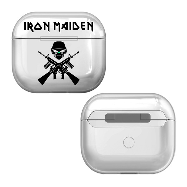 Iron Maiden Album Covers A Matter Of Life And Death Clear Hard Crystal Cover Case for Apple AirPods 3 3rd Gen Charging Case