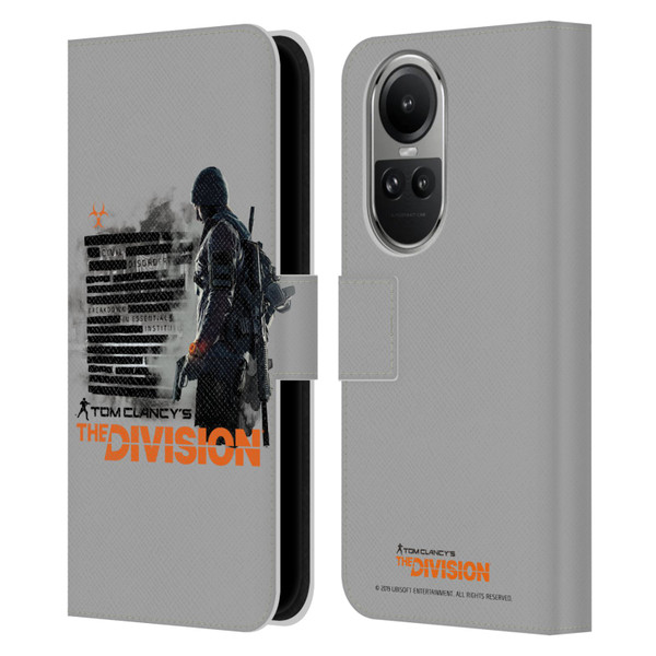 Tom Clancy's The Division Key Art Character Leather Book Wallet Case Cover For OPPO Reno10 5G / Reno10 Pro 5G