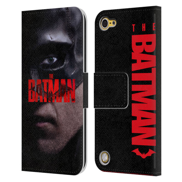 The Batman Posters Close Up Leather Book Wallet Case Cover For Apple iPod Touch 5G 5th Gen