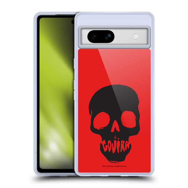 Gojira Graphics Skull Mouth Soft Gel Case for Google Pixel 7a