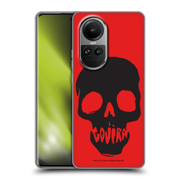 Gojira Graphics Skull Mouth Soft Gel Case for OPPO Reno10 5G / Reno10 Pro 5G