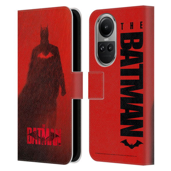The Batman Posters Red Rain Leather Book Wallet Case Cover For OPPO Reno10 5G / Reno10 Pro 5G