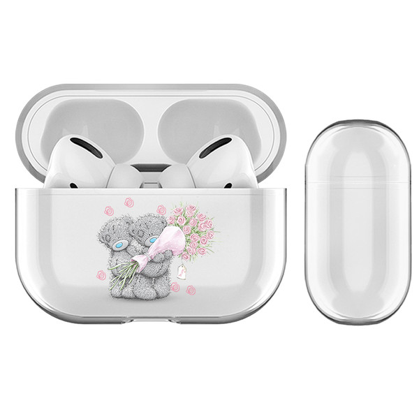 Me To You ALL About Love Pink Roses Clear Hard Crystal Cover Case for Apple AirPods 3 3rd Gen Charging Case