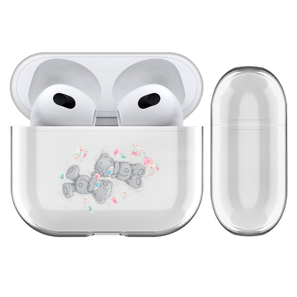 Me To You Classic Tatty Teddy Together Clear Hard Crystal Cover Case for Apple AirPods 3 3rd Gen Charging Case