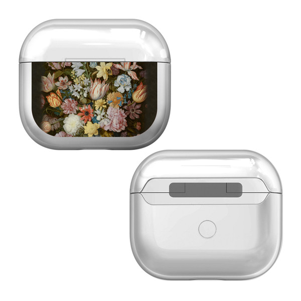 The National Gallery Art A Still Life Of Flowers In A Wan-Li Vase Clear Hard Crystal Cover Case for Apple AirPods 3 3rd Gen Charging Case