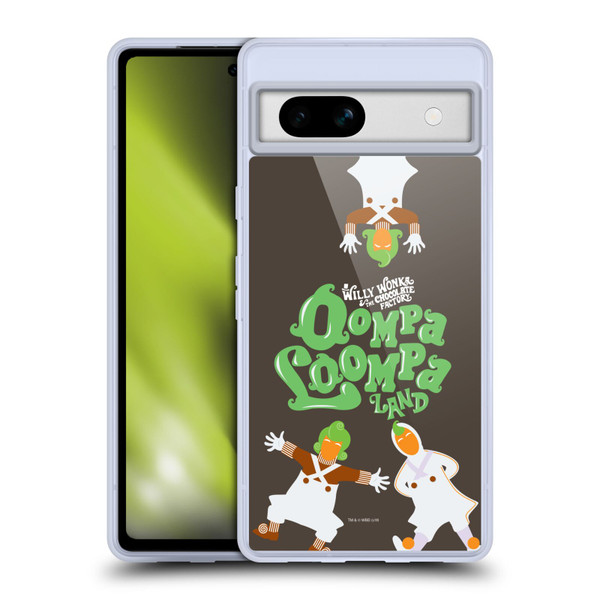 Willy Wonka and the Chocolate Factory Graphics Oompa Loompa Soft Gel Case for Google Pixel 7a