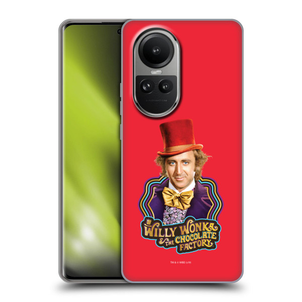 Willy Wonka and the Chocolate Factory Graphics Gene Wilder Soft Gel Case for OPPO Reno10 5G / Reno10 Pro 5G