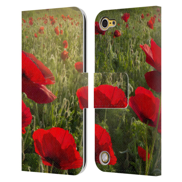 Celebrate Life Gallery Florals Waiting For The Morning Leather Book Wallet Case Cover For Apple iPod Touch 5G 5th Gen