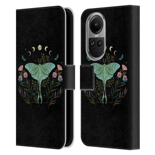 Episodic Drawing Illustration Animals Luna And Forester Leather Book Wallet Case Cover For OPPO Reno10 5G / Reno10 Pro 5G