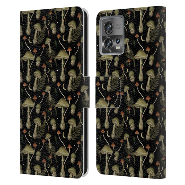 Episodic Drawing Pattern Death Cap Leather Book Wallet Case Cover For Motorola Moto Edge 30 Fusion