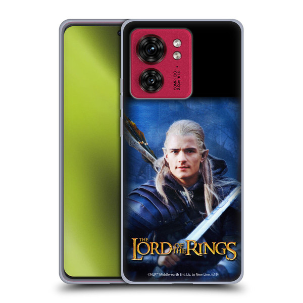 The Lord Of The Rings The Two Towers Character Art Legolas Soft Gel Case for Motorola Moto Edge 40