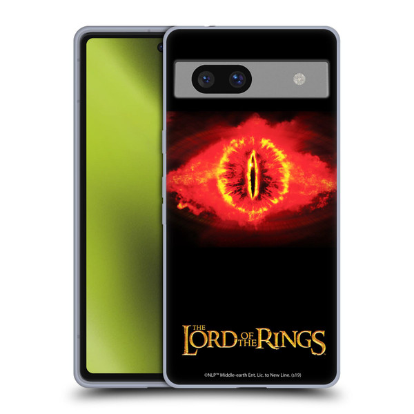 The Lord Of The Rings The Two Towers Character Art Eye Of Sauron Soft Gel Case for Google Pixel 7a