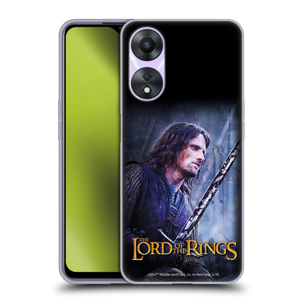The Lord Of The Rings The Two Towers Character Art Aragorn Soft Gel Case for OPPO A78 5G