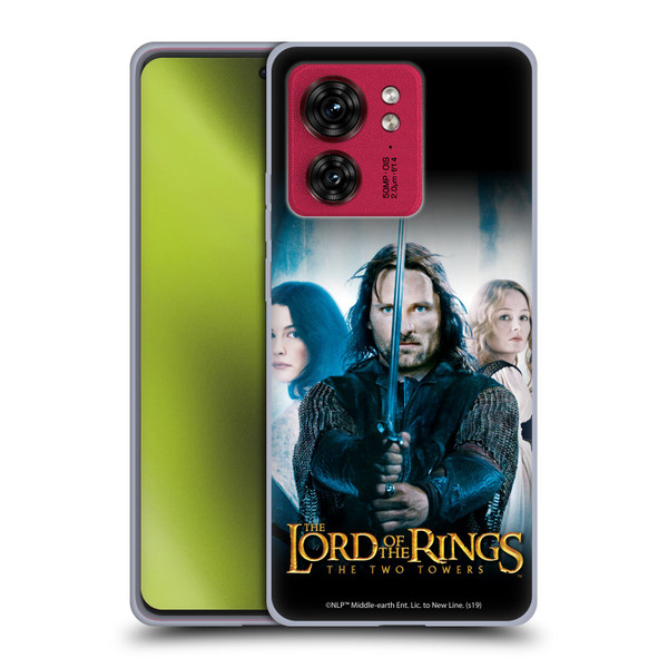 The Lord Of The Rings The Two Towers Posters Aragorn Soft Gel Case for Motorola Moto Edge 40