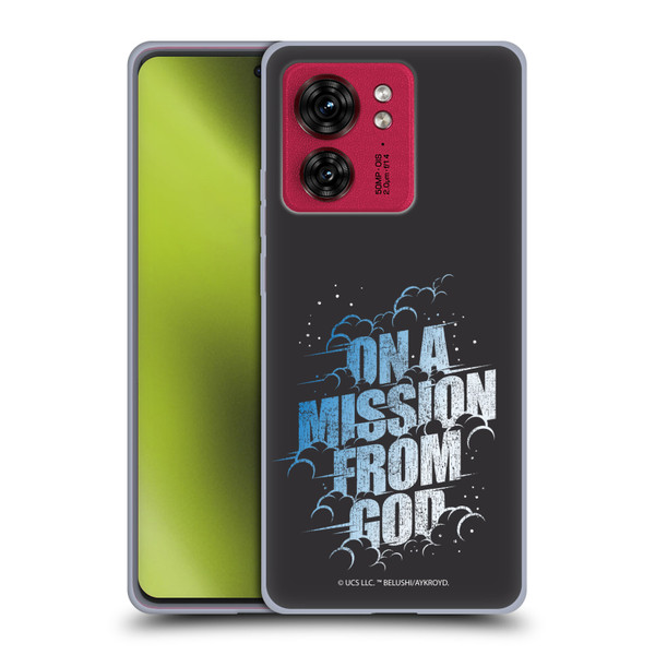 The Blues Brothers Graphics On A Mission From God Soft Gel Case for Motorola Moto Edge 40