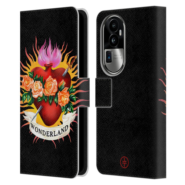Take That Wonderland Heart Leather Book Wallet Case Cover For OPPO Reno10 Pro+