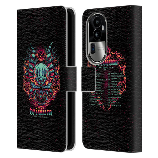 Trivium Graphics What The Dead Men Say Leather Book Wallet Case Cover For OPPO Reno10 Pro+