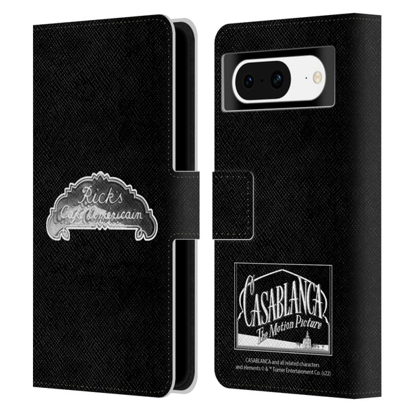Casablanca Graphics Rick's Cafe Leather Book Wallet Case Cover For Google Pixel 8