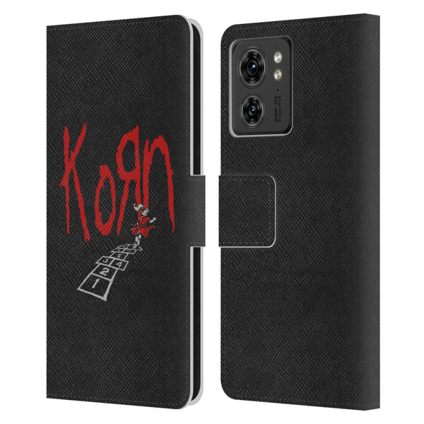 Korn Graphics Follow The Leader Leather Book Wallet Case Cover For Motorola Moto Edge 40