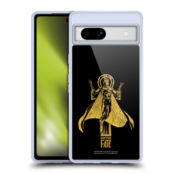 Black Adam Graphics Doctor Fate Soft Gel Case for Google Pixel 7a