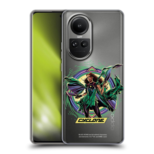 Black Adam Graphics Cyclone Soft Gel Case for OPPO Reno10 5G / Reno10 Pro 5G