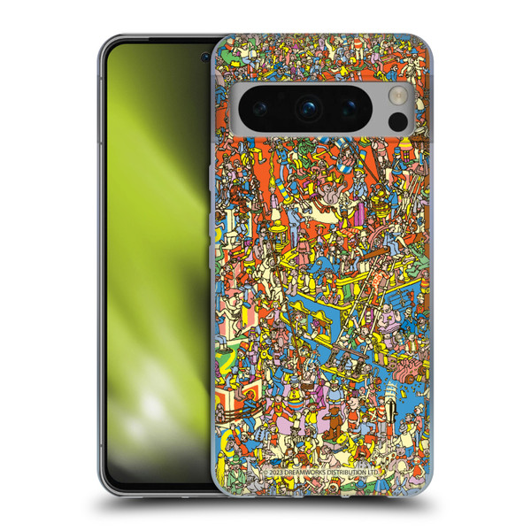Where's Wally? Graphics Hidden Wally Illustration Soft Gel Case for Google Pixel 8 Pro