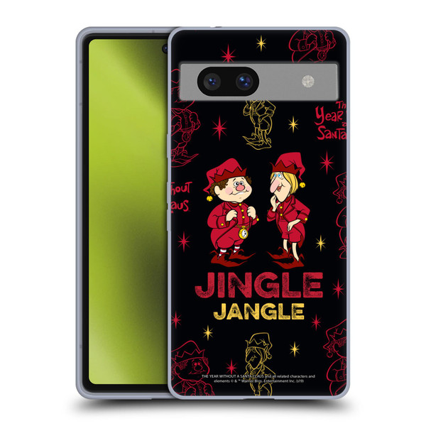 The Year Without A Santa Claus Character Art Jingle & Jangle Soft Gel Case for Google Pixel 7a
