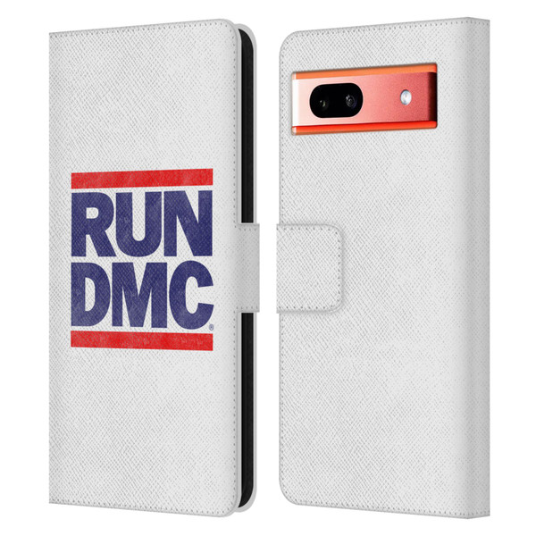 Run-D.M.C. Key Art Silhouette USA Leather Book Wallet Case Cover For Google Pixel 7a