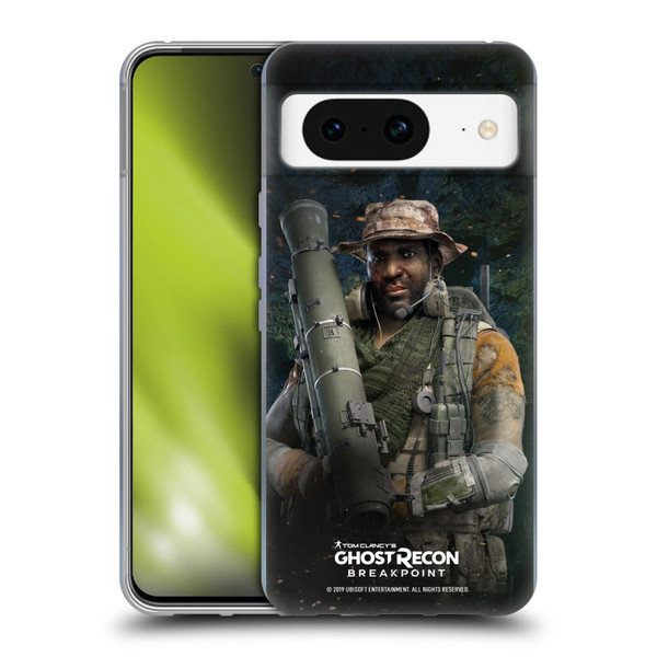 Tom Clancy's Ghost Recon Breakpoint Character Art Fixit Soft Gel Case for Google Pixel 8
