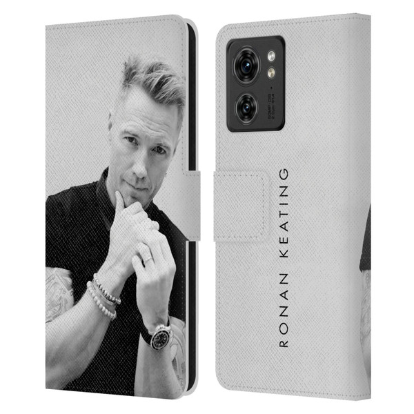 Ronan Keating Twenty Twenty Portrait 1 Leather Book Wallet Case Cover For Motorola Moto Edge 40