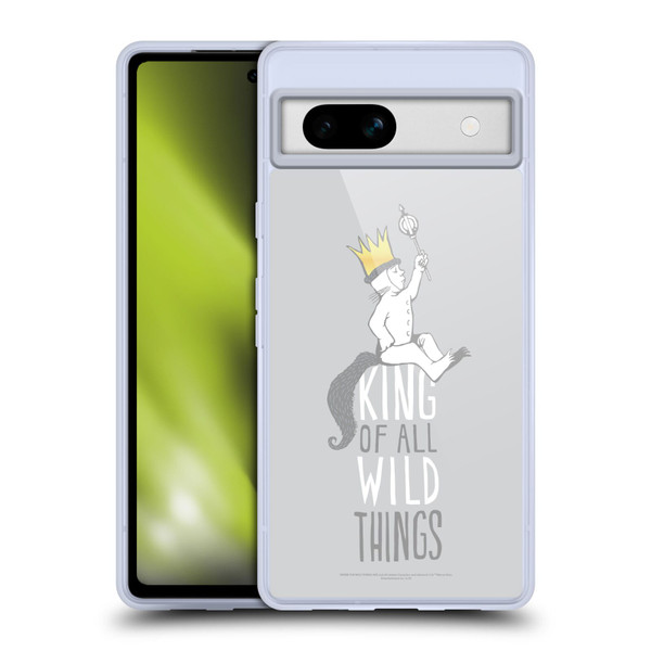 Where the Wild Things Are Literary Graphics King Soft Gel Case for Google Pixel 7a