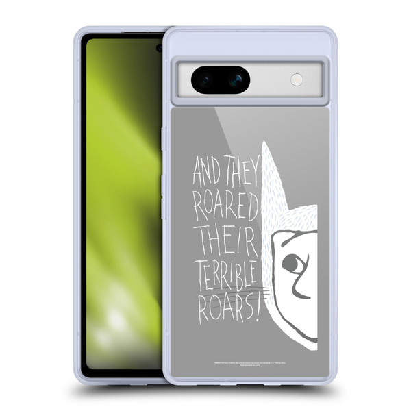 Where the Wild Things Are Literary Graphics Terrible Roars Soft Gel Case for Google Pixel 7a