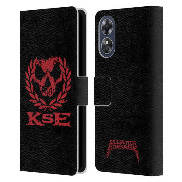 Killswitch Engage Band Logo Wreath 2 Leather Book Wallet Case Cover For OPPO A17