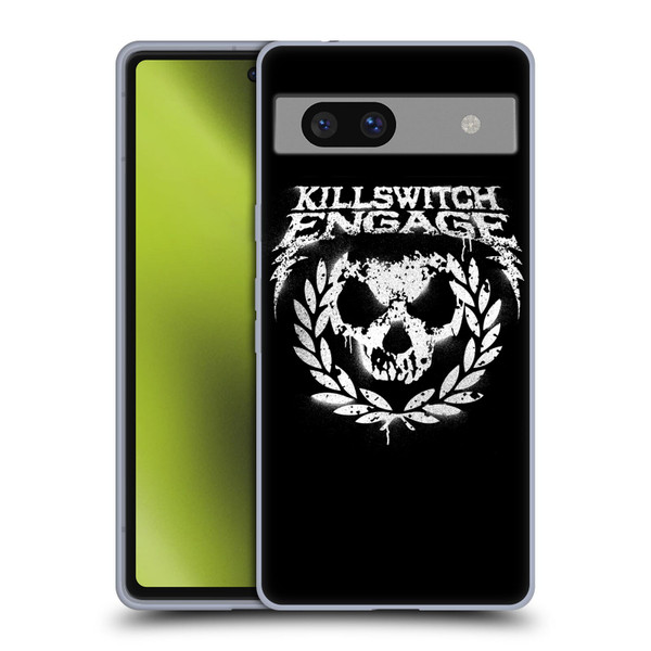 Killswitch Engage Tour Wreath Spray Paint Design Soft Gel Case for Google Pixel 7a