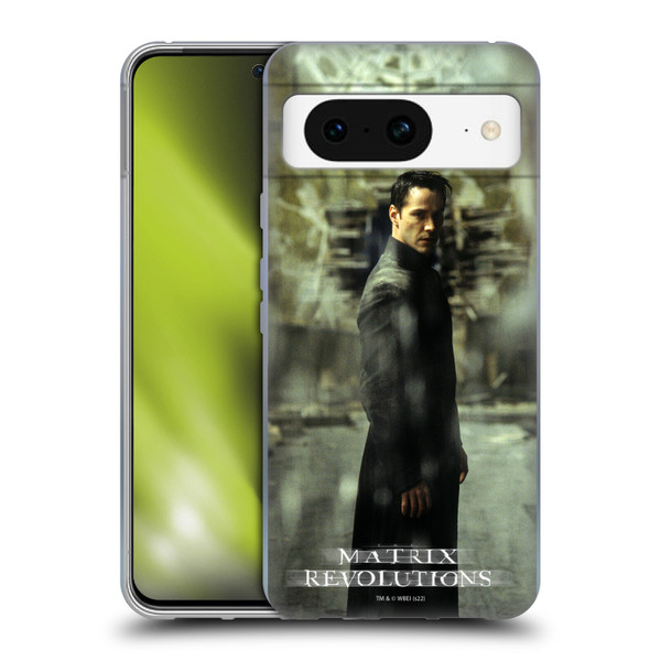 The Matrix Revolutions Key Art Neo 2 Soft Gel Case for Google Pixel 8