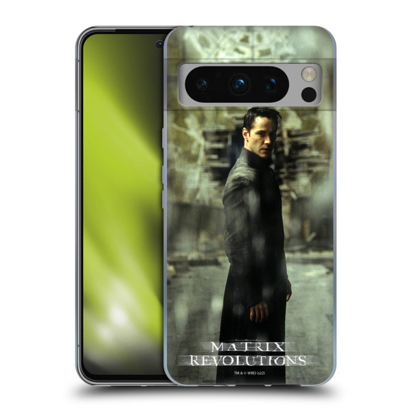 The Matrix Revolutions Key Art Neo 2 Soft Gel Case for Google Pixel 8 Pro