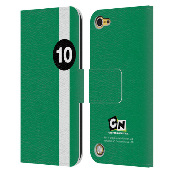 Ben 10: Alien Force Graphics Ben's Jacket Leather Book Wallet Case Cover For Apple iPod Touch 5G 5th Gen